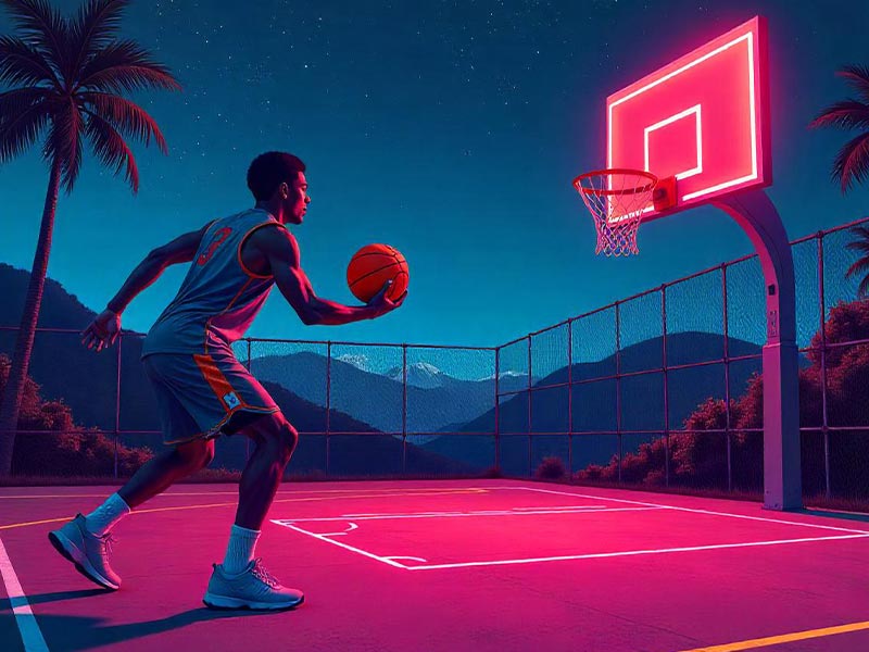 18岁这天赋太可怕了！恐怖臂展！主要是协调性很好投篮也准！